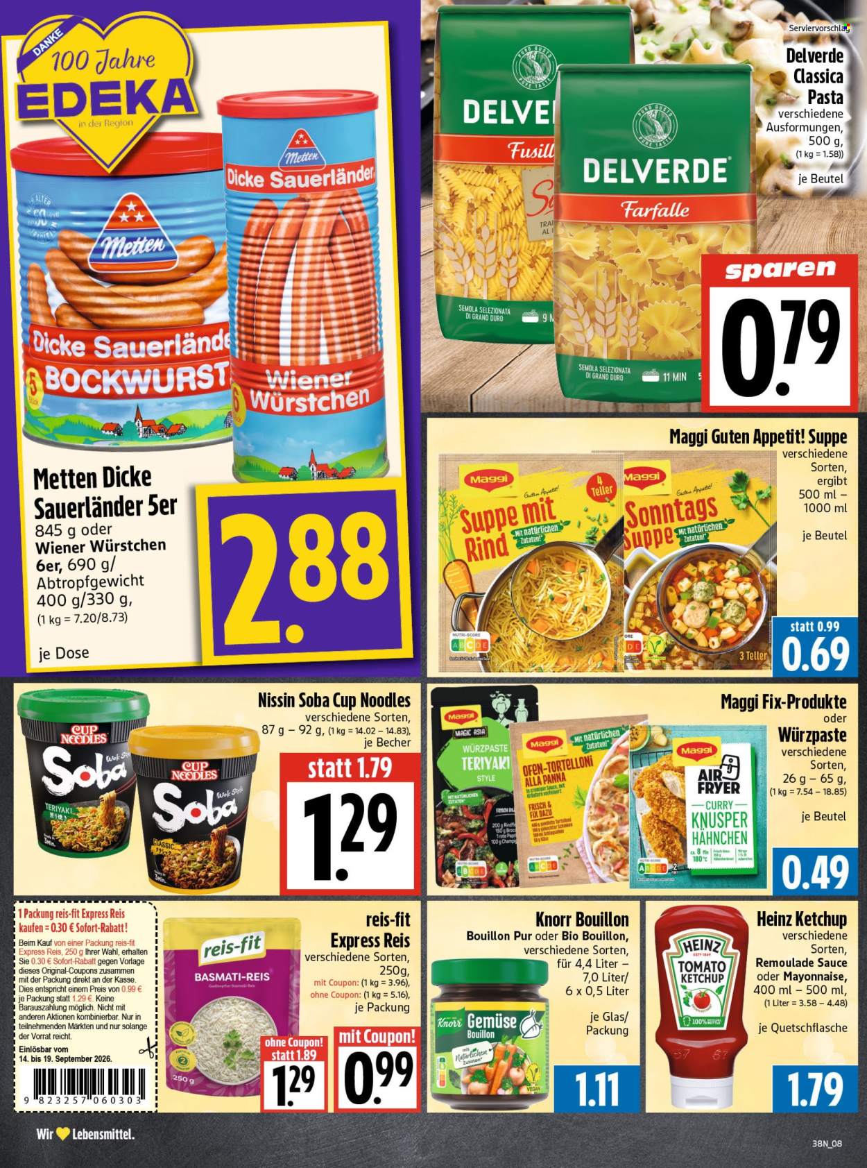 Edeka Prospekte  - 14.09.2026 - 19.09.2026. Seite 8