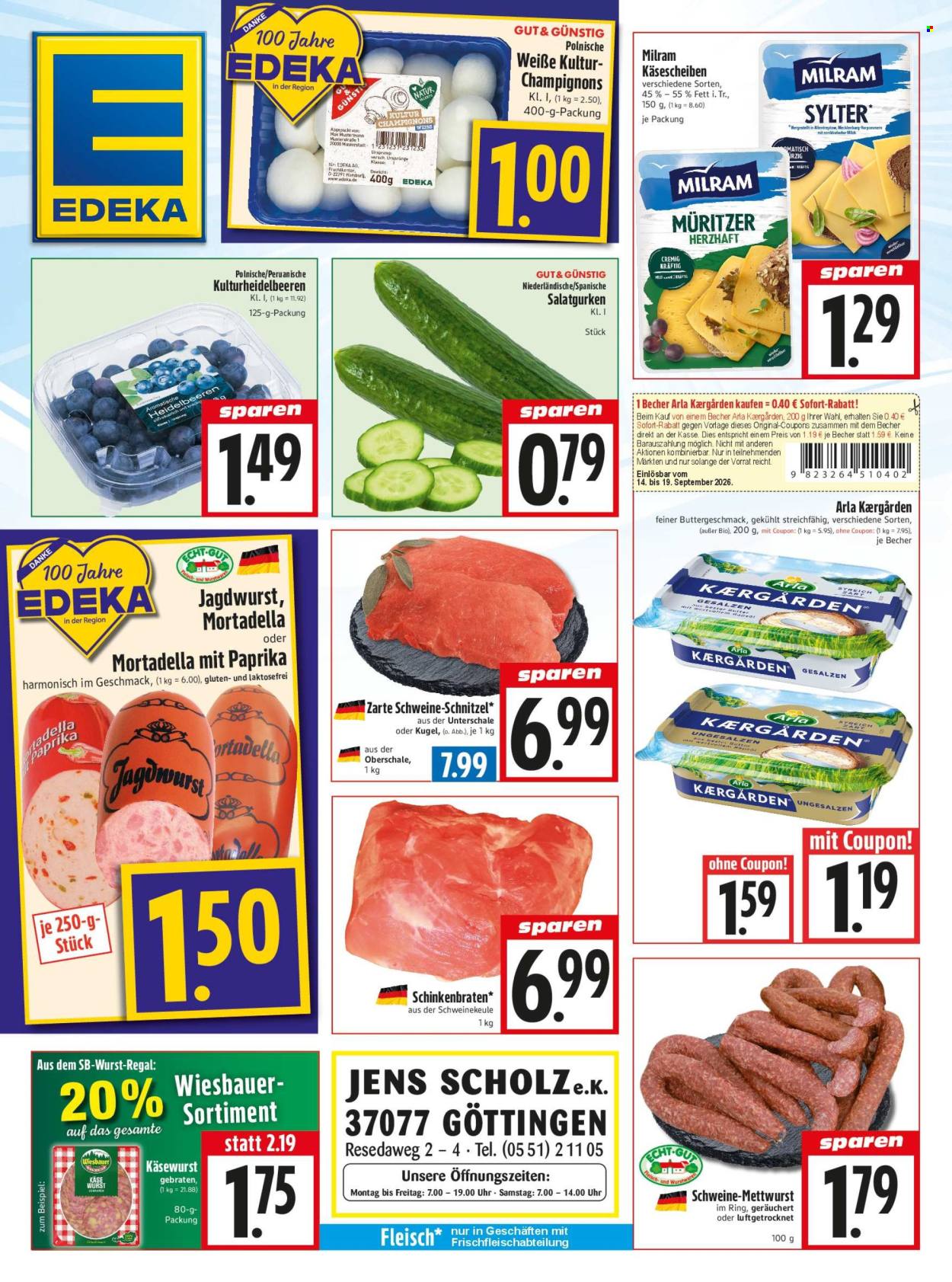 Edeka Prospekte  - 14.09.2026 - 19.09.2026. Seite 1