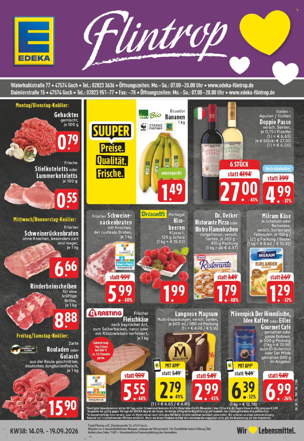 Edeka Prospekte  - 14.09.2026 - 19.09.2026. Seite 1