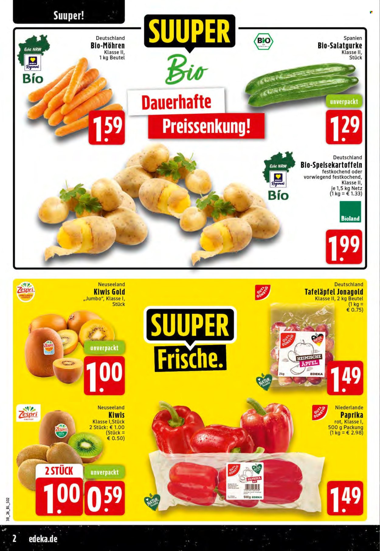 Edeka Prospekte  - 14.09.2026 - 19.09.2026. Seite 2