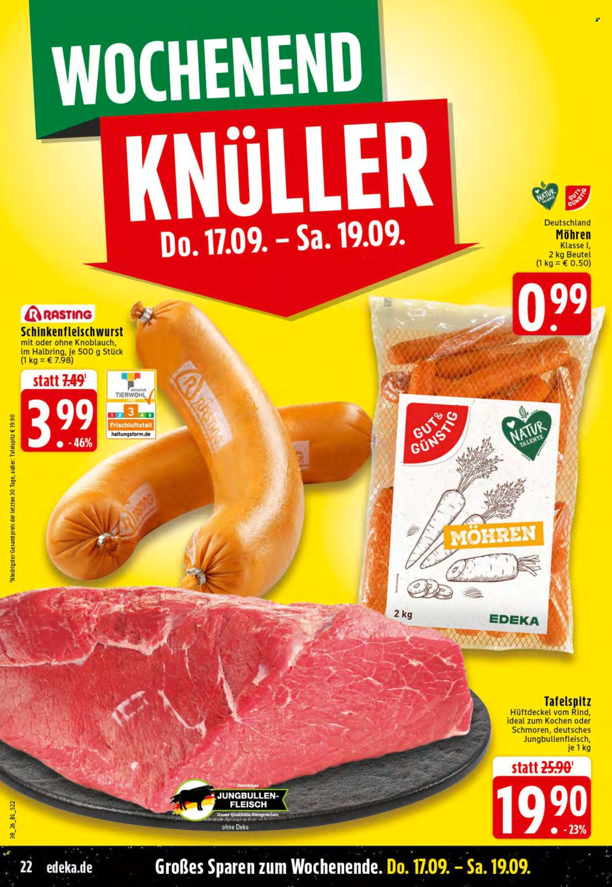 Edeka Prospekte  - 14.09.2026 - 19.09.2026. Seite 22