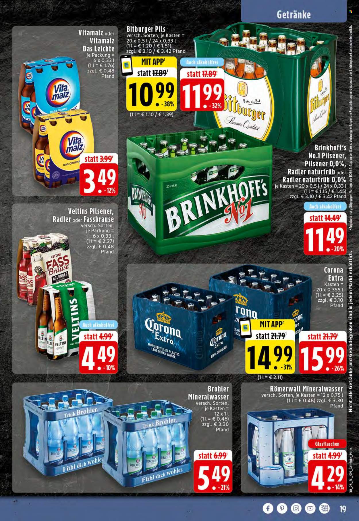 Edeka Prospekte  - 14.09.2026 - 19.09.2026. Seite 19