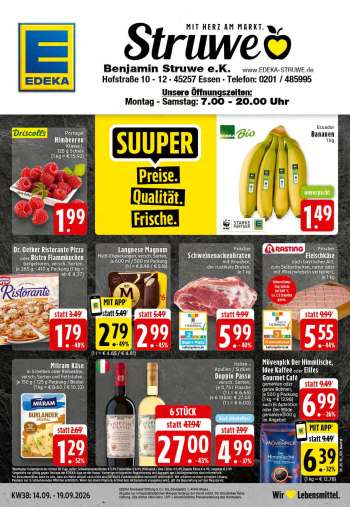 Prospekte Edeka - 14.09.2026 - 19.09.2026.