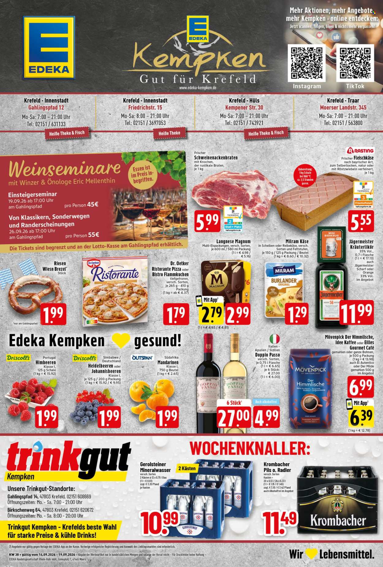 Edeka Prospekte  - 14.09.2026 - 19.09.2026. Seite 1