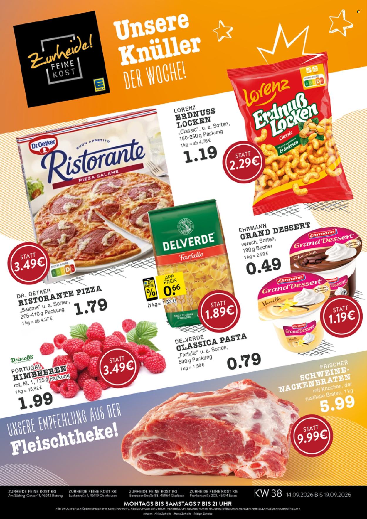 E center Prospekte  - 14.09.2026 - 19.09.2026. Seite 1