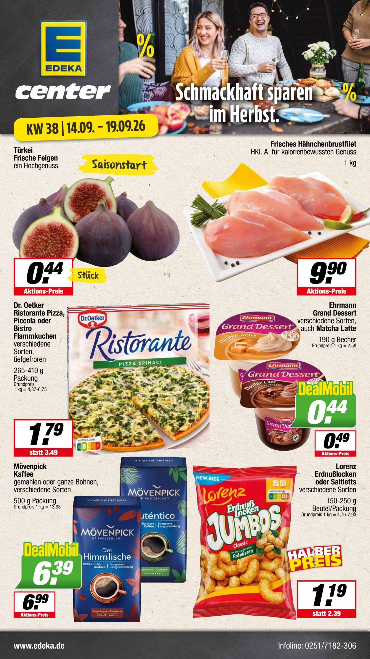 E center Prospekte  - 14.09.2026 - 19.09.2026. Seite 1