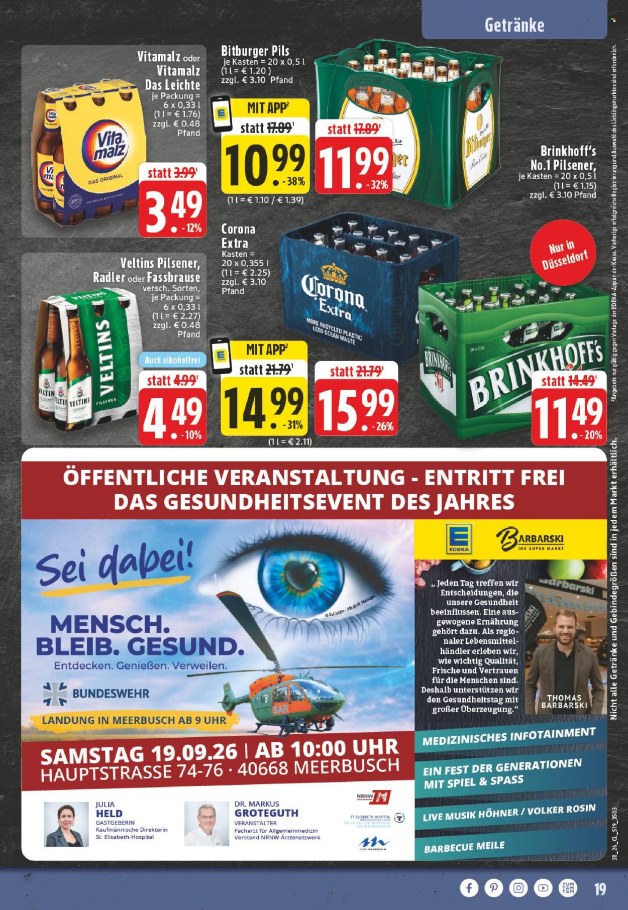Edeka Prospekte  - 14.09.2026 - 19.09.2026. Seite 19