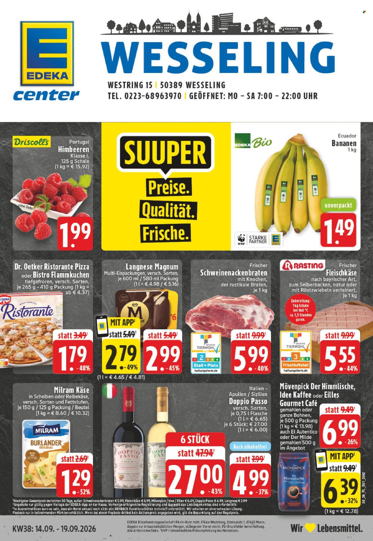 E center Prospekte  - 14.09.2026 - 19.09.2026. Seite 1