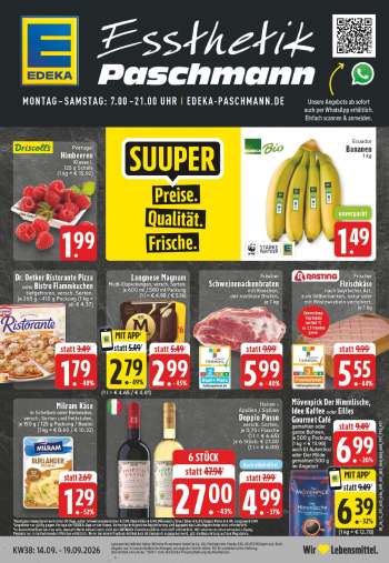 Prospekte Edeka - 14.09.2026 - 19.09.2026.