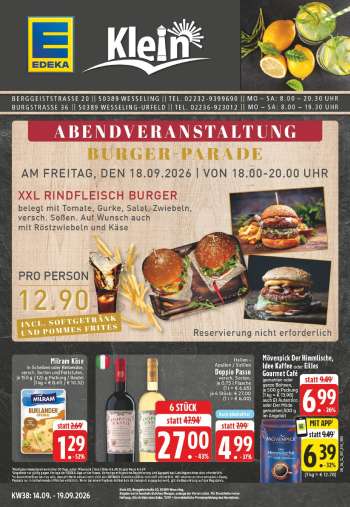 Prospekte Edeka - 14.09.2026 - 19.09.2026.