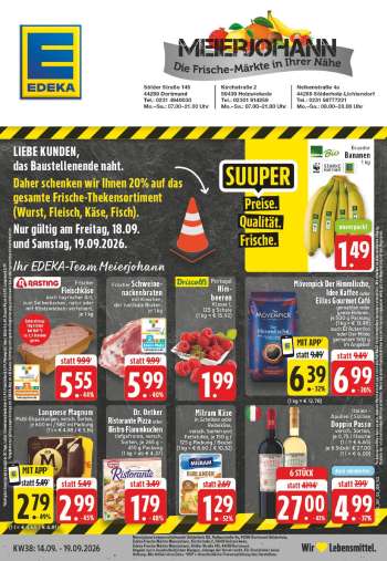 Prospekte Edeka - 14.09.2026 - 19.09.2026.