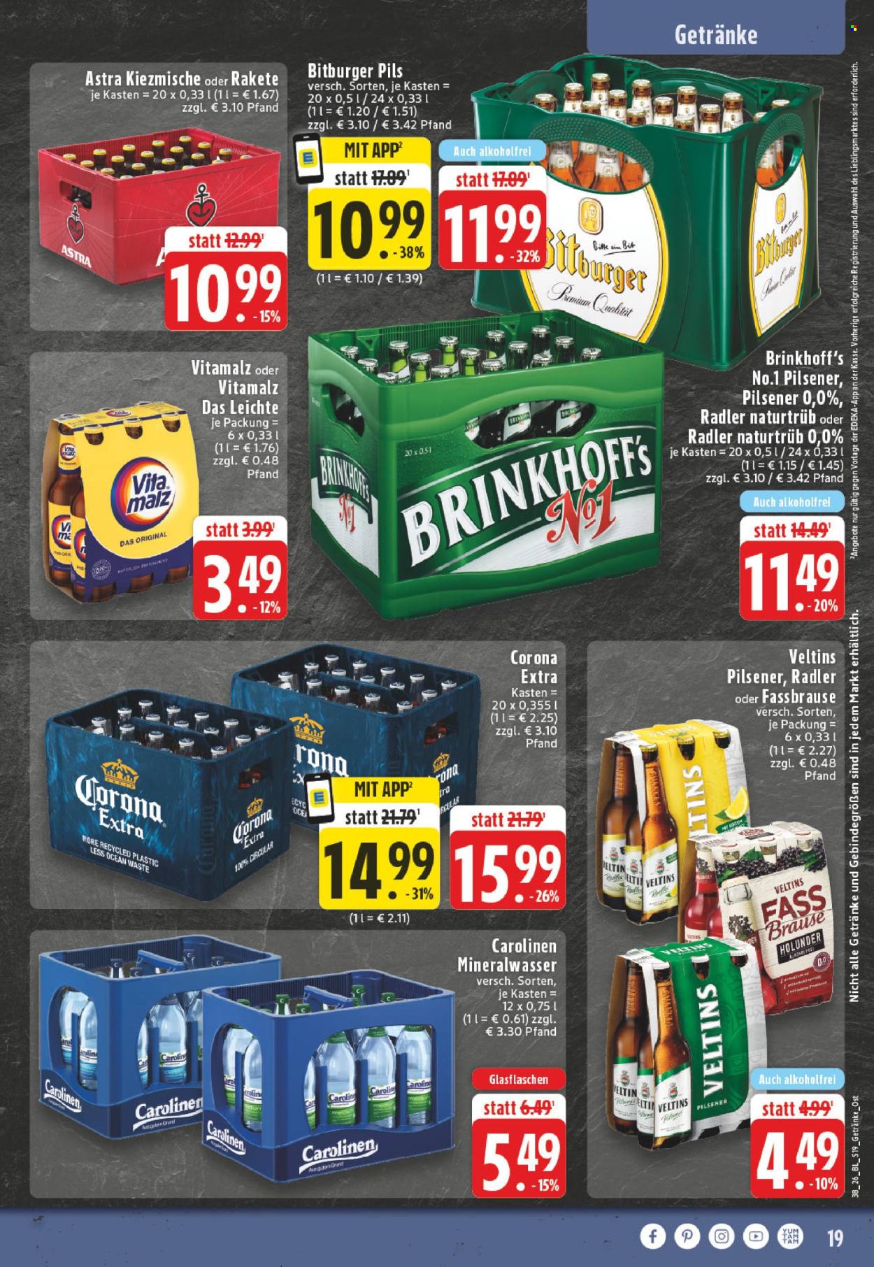 Edeka Prospekte  - 14.09.2026 - 19.09.2026. Seite 19