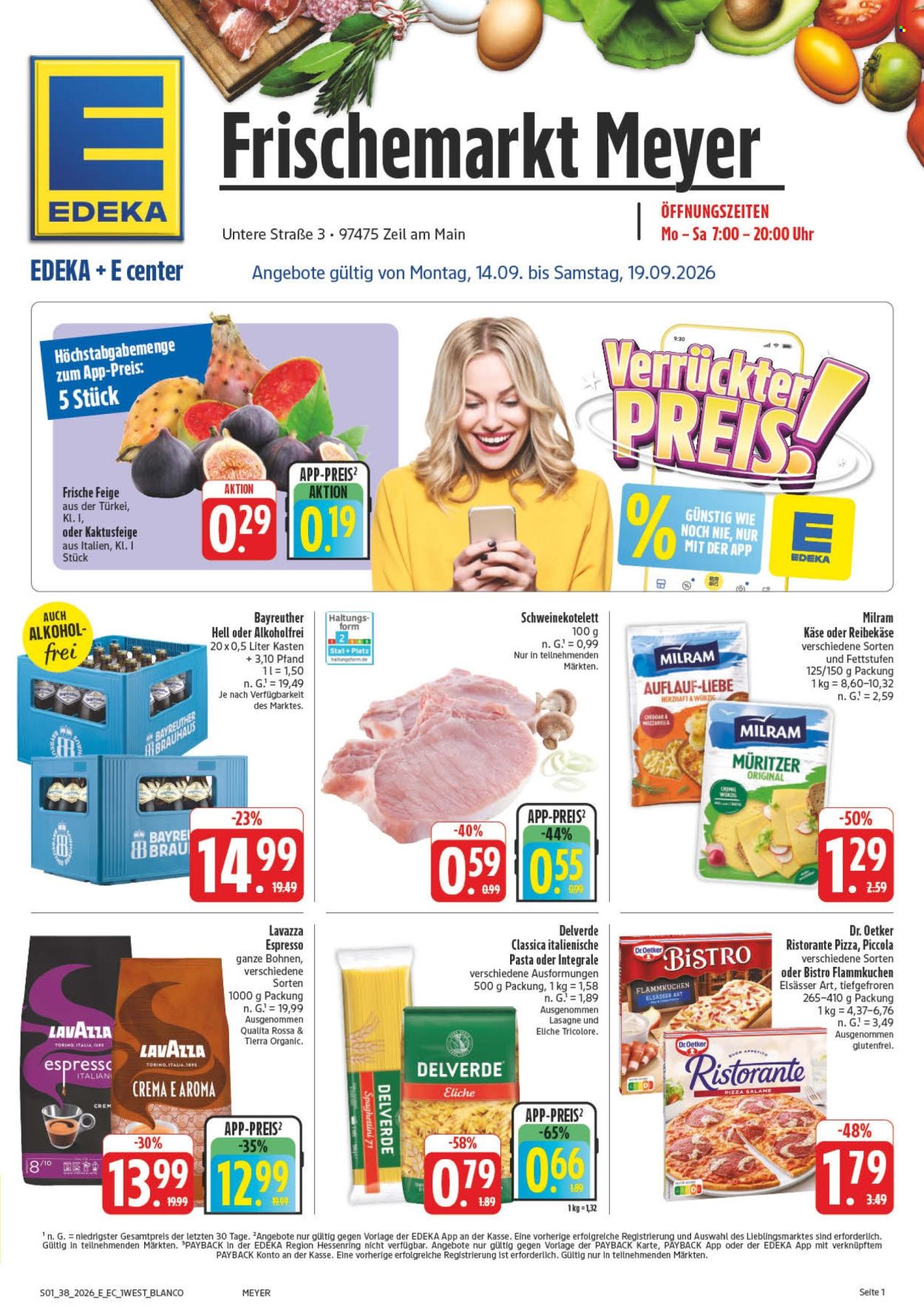 Edeka Prospekte  - 14.09.2026 - 19.09.2026. Seite 1