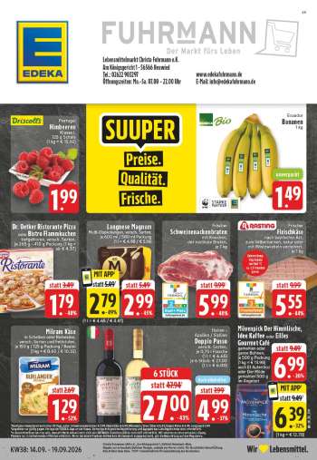 Prospekte Edeka - 14.09.2026 - 19.09.2026.