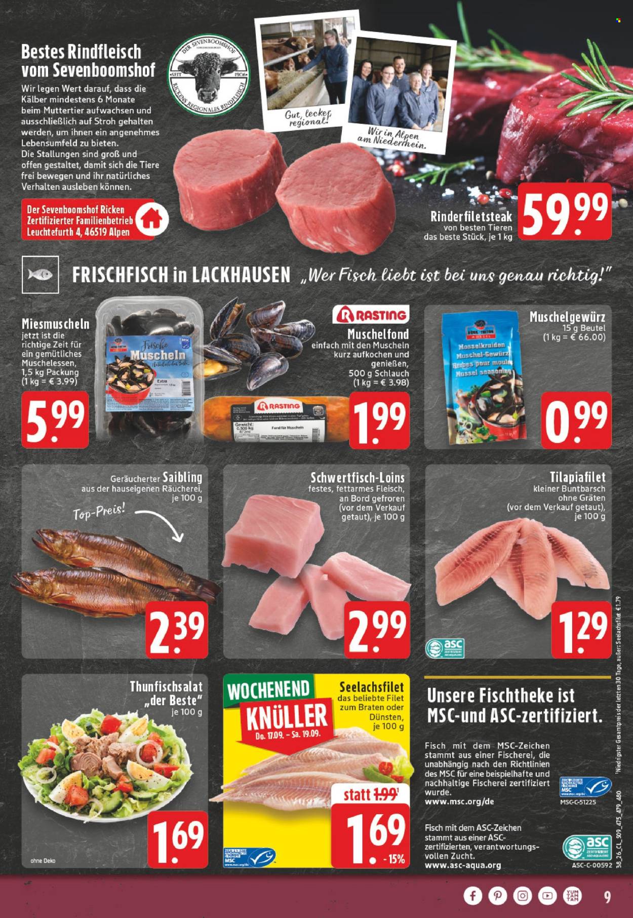 Edeka Prospekte  - 14.09.2026 - 19.09.2026. Seite 9