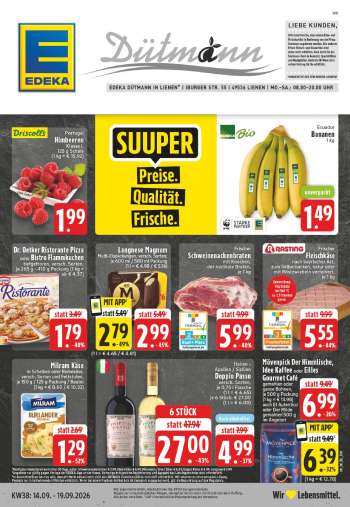 Prospekte Edeka - 14.09.2026 - 19.09.2026.
