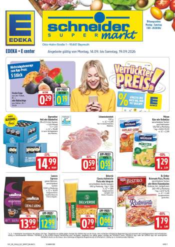 Prospekte E center - 14.09.2026 - 19.09.2026.
