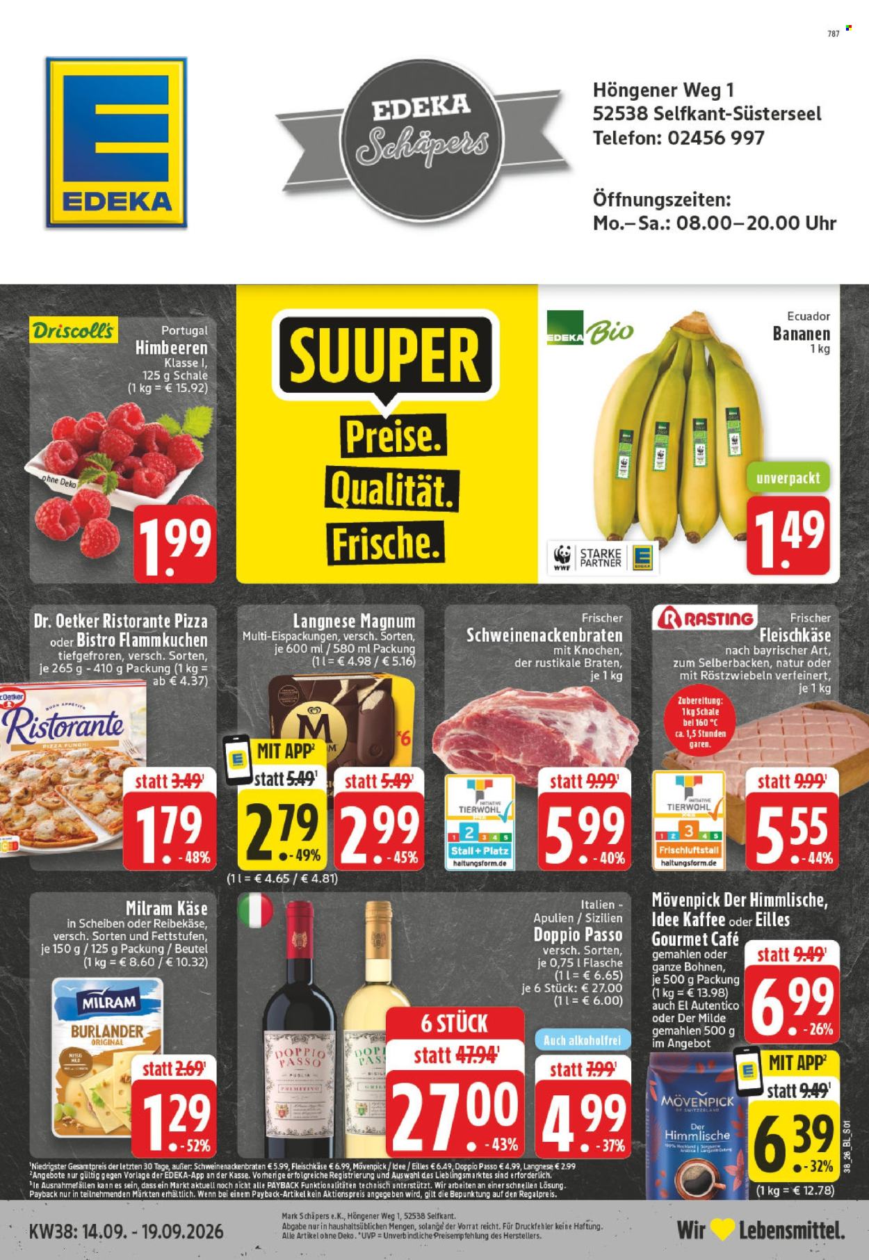 Edeka Prospekte  - 14.09.2026 - 19.09.2026. Seite 1