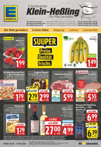 Prospekte Edeka - 14.09.2026 - 19.09.2026.