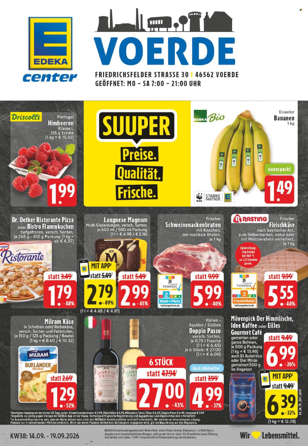 E center Prospekte  - 14.09.2026 - 19.09.2026. Seite 1