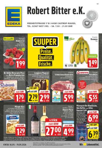 Prospekte Edeka - 14.09.2026 - 19.09.2026.