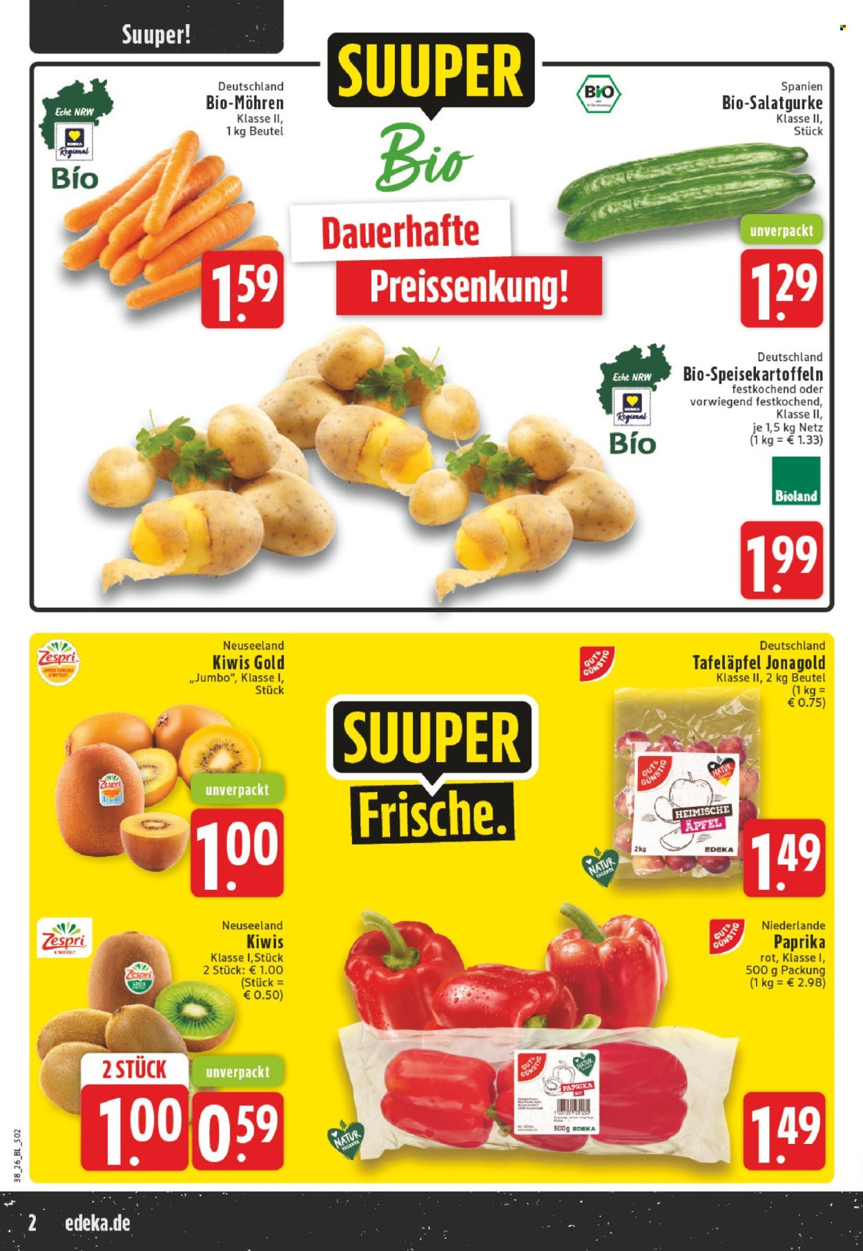 Edeka Prospekte  - 14.09.2026 - 19.09.2026. Seite 2