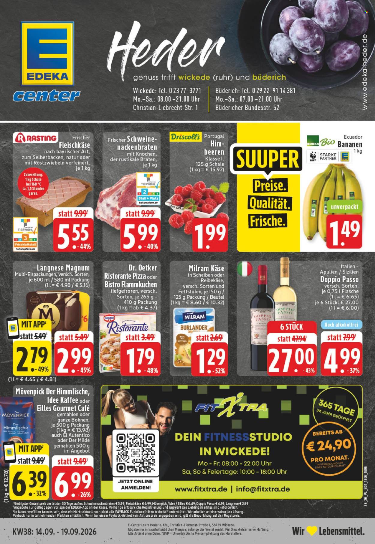 Edeka Prospekte  - 14.09.2026 - 19.09.2026. Seite 1
