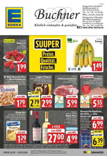 Prospekte Edeka - 14.09.2026 - 19.09.2026.