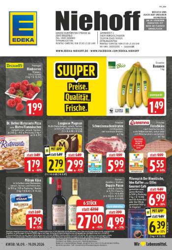Prospekte Edeka - 14.09.2026 - 19.09.2026.