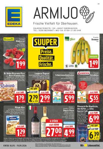 Prospekte Edeka - 14.09.2026 - 19.09.2026.