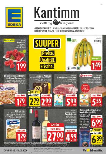 Prospekte Edeka - 14.09.2026 - 19.09.2026.