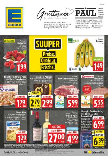 Prospekte Edeka - 14.09.2026 - 19.09.2026.