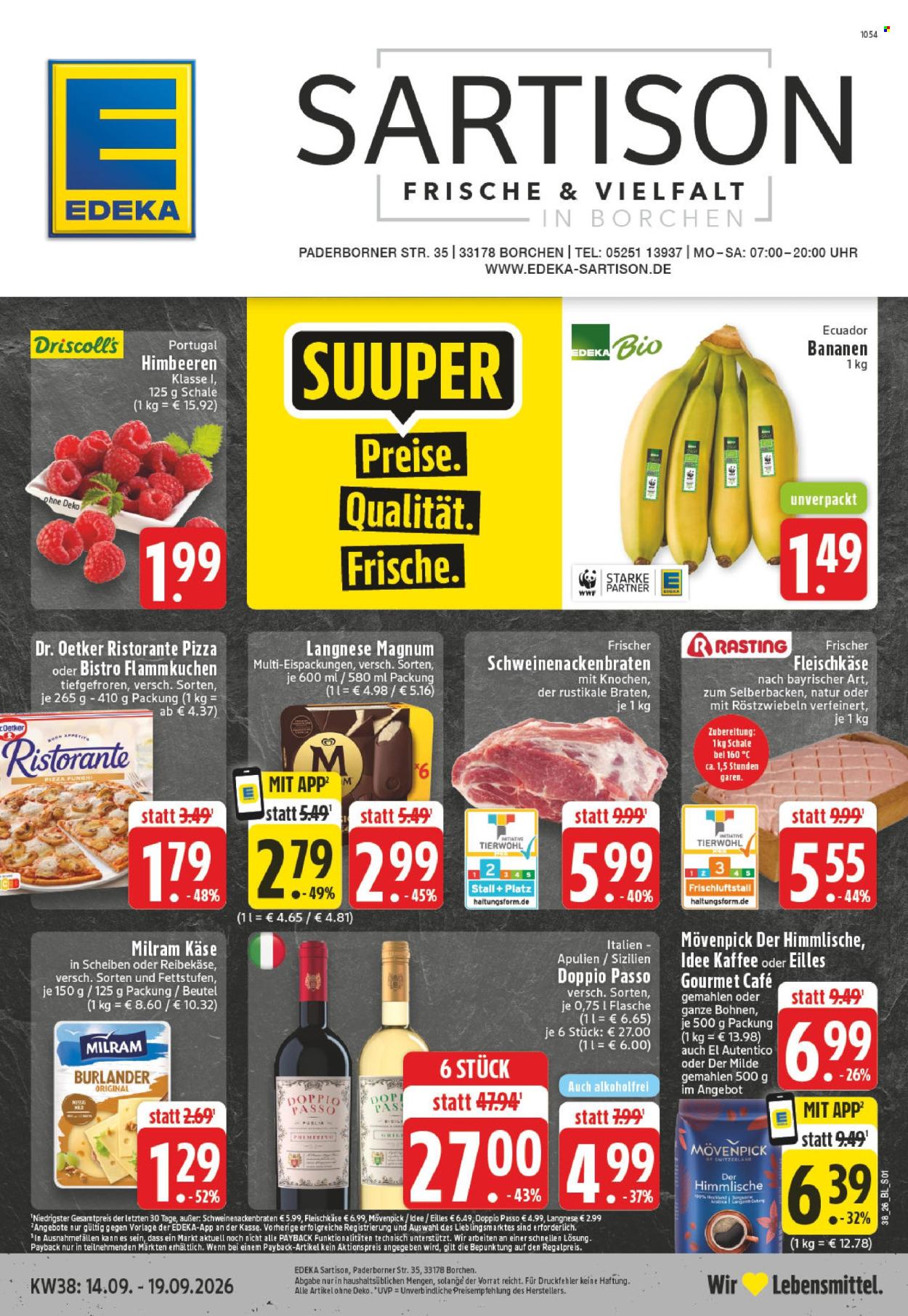 Edeka Prospekte  - 14.09.2026 - 19.09.2026. Seite 1