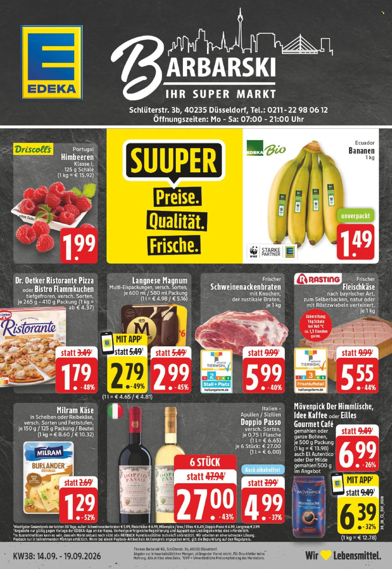 Edeka Prospekte  - 14.09.2026 - 19.09.2026. Seite 1