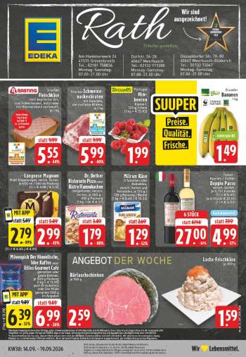 Prospekte Edeka - 14.09.2026 - 19.09.2026.