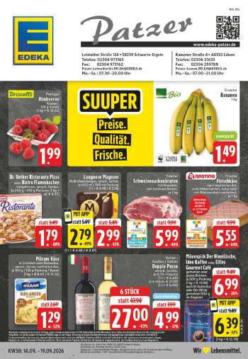 Prospekte Edeka - 14.09.2026 - 19.09.2026.