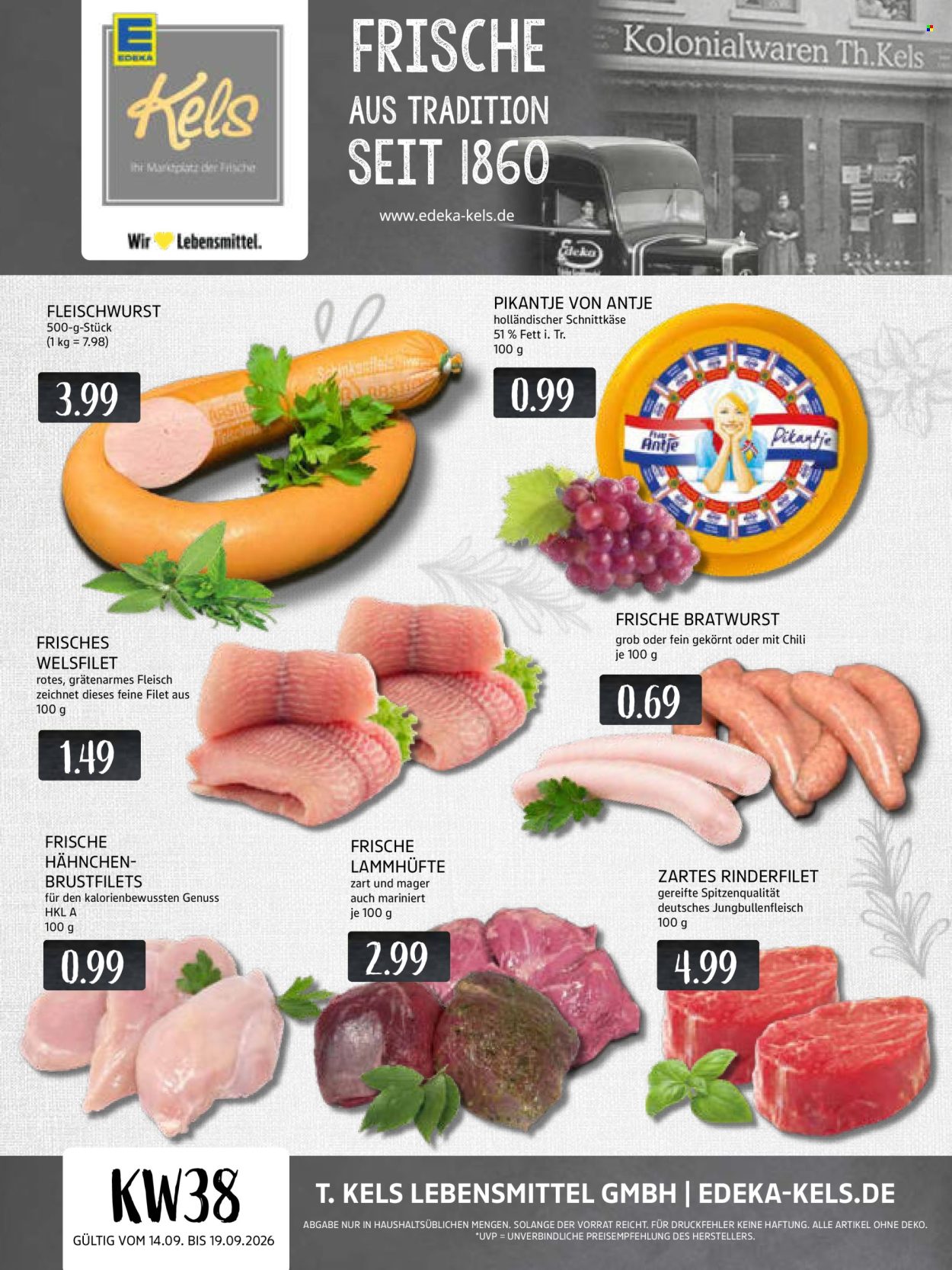 Edeka Prospekte  - 14.09.2026 - 19.09.2026. Seite 1