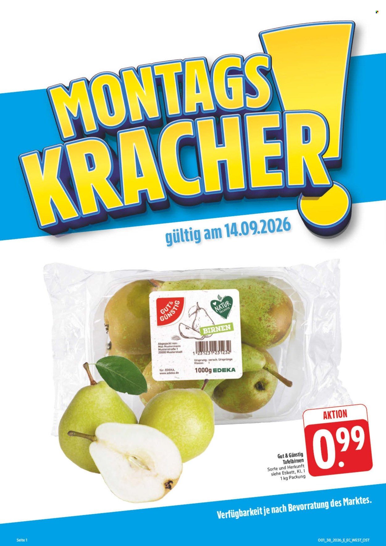 Edeka Prospekte  - 14.09.2026 - 19.09.2026. Seite 4