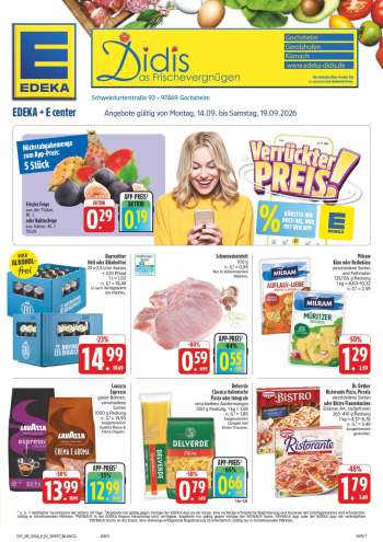 Prospekte Edeka - 14.09.2026 - 19.09.2026.