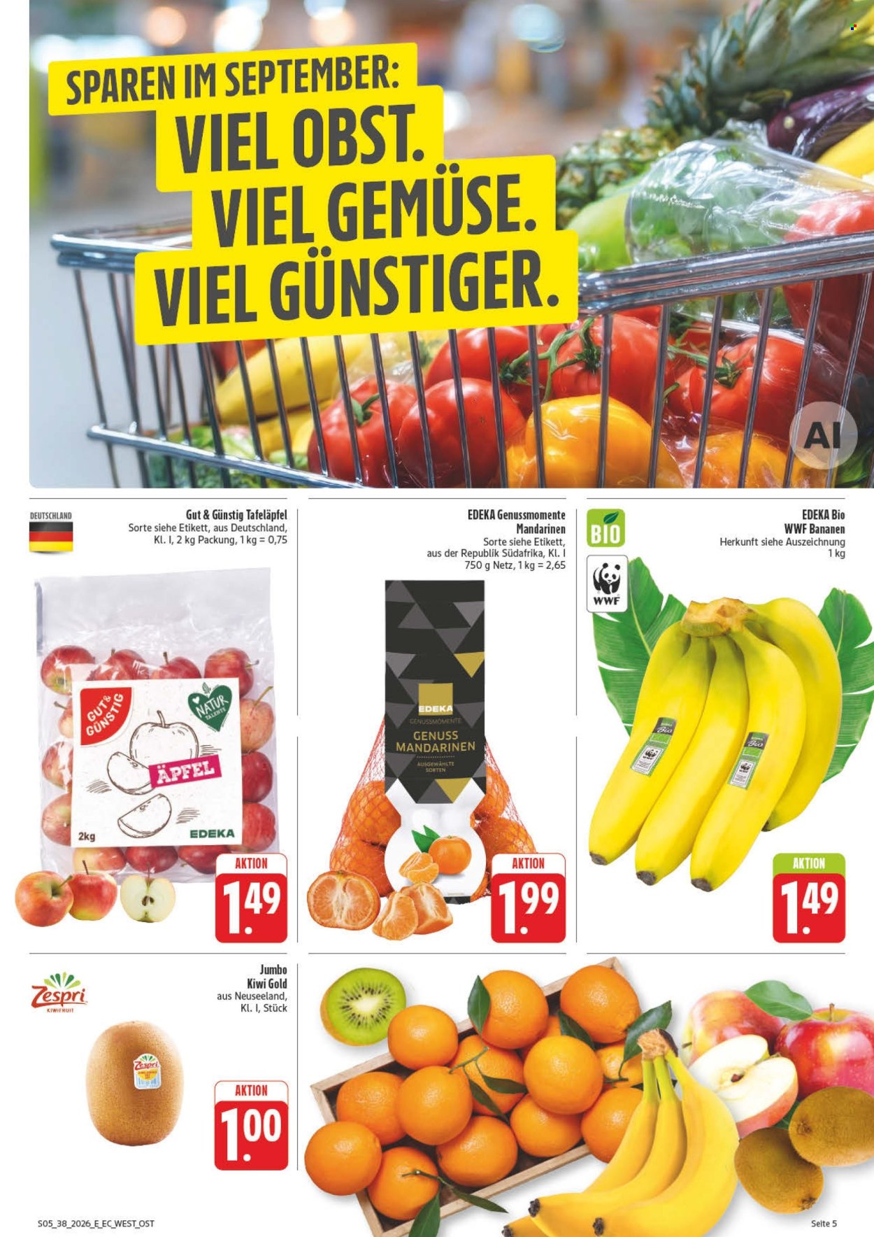 Edeka Prospekte  - 14.09.2026 - 19.09.2026. Seite 9