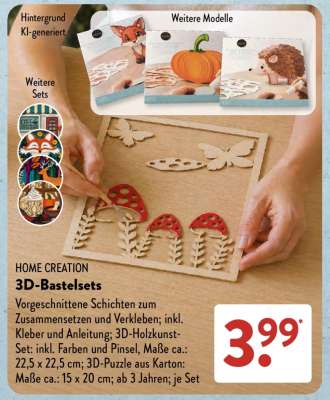 HOME CREATION 3D-Bastelsets