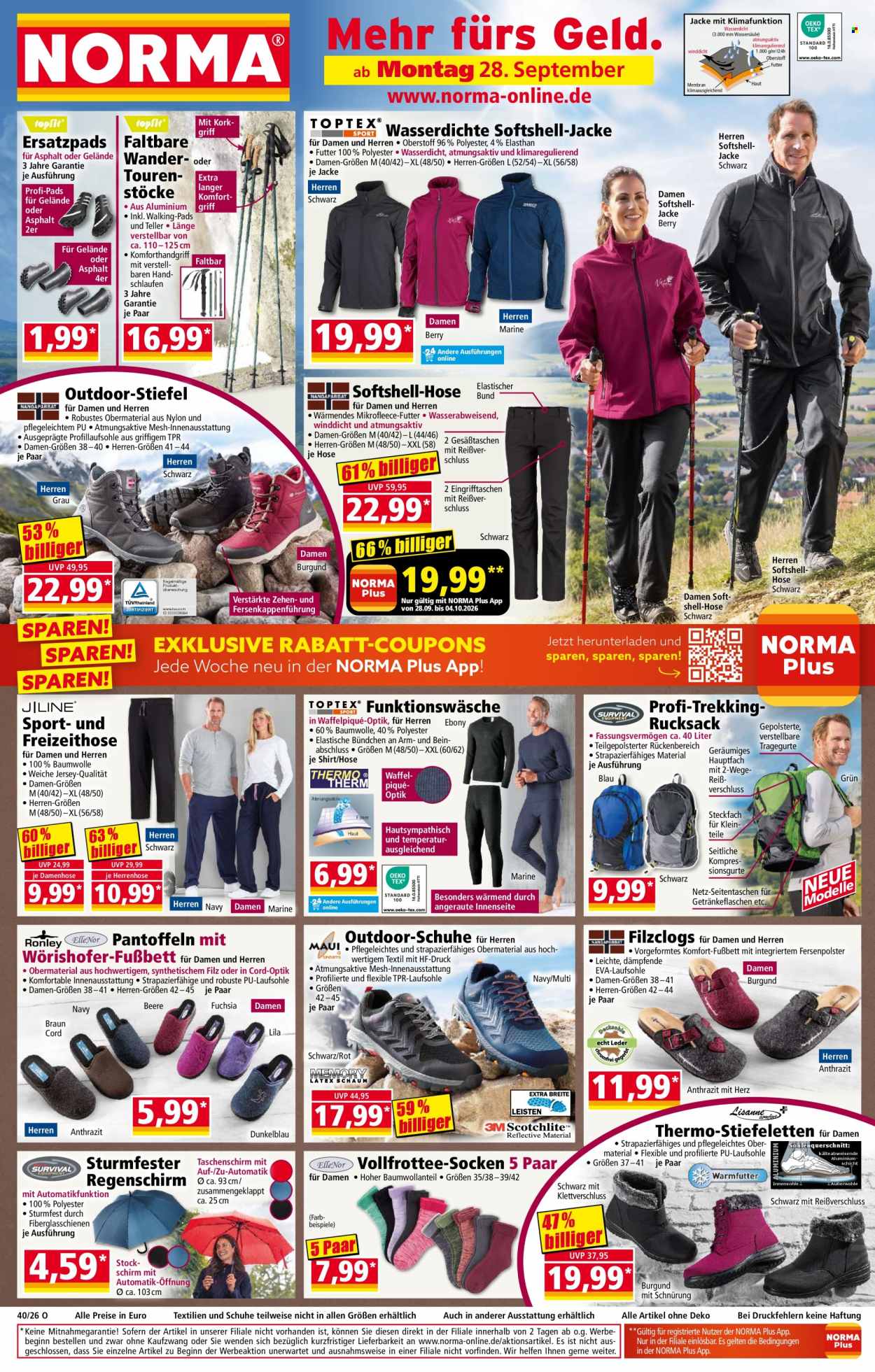 Norma Prospekte  - 28.09.2026 - 4.10.2026. Seite 1