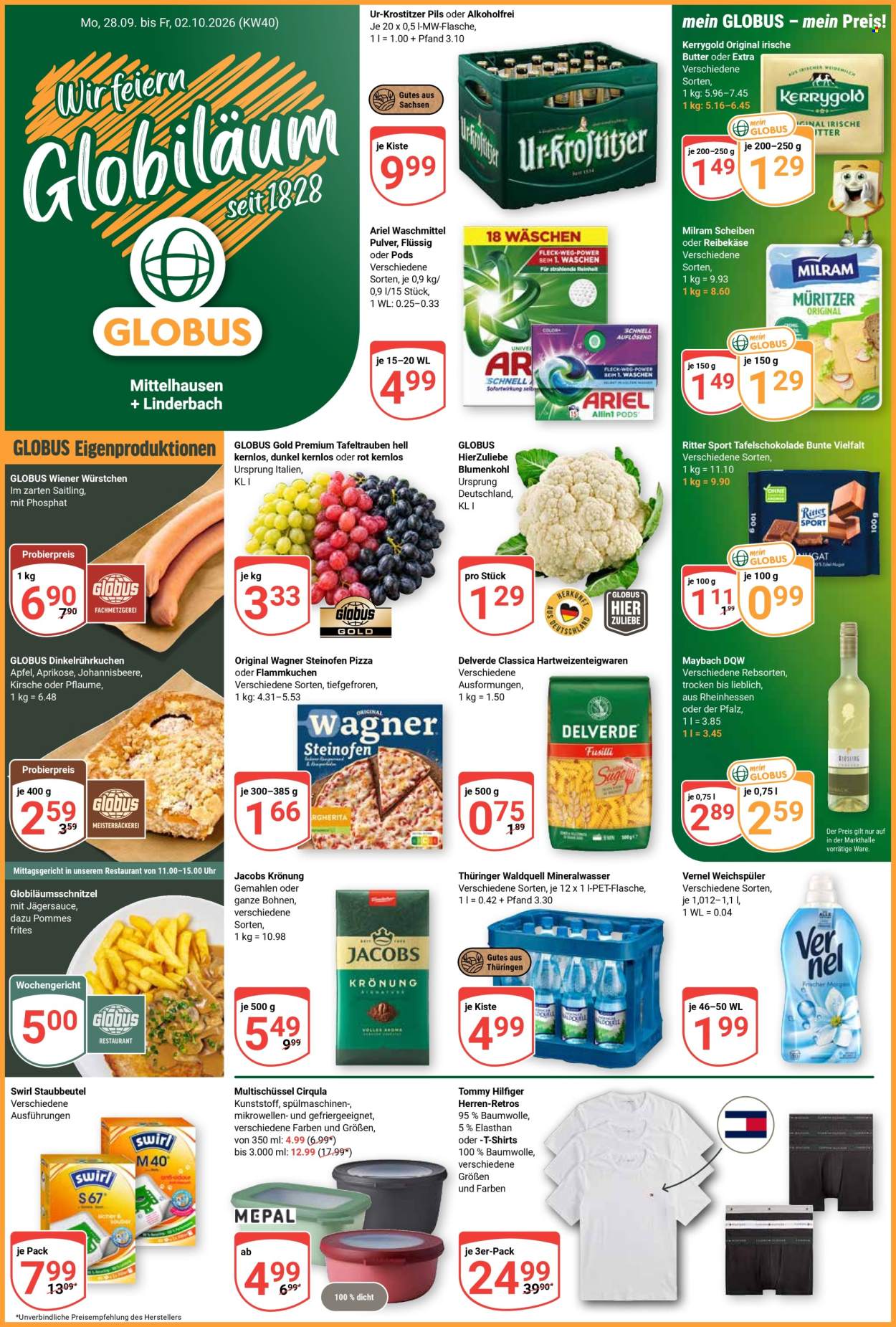 Globus Prospekte  - 28.09.2026 - 2.10.2026. Seite 1