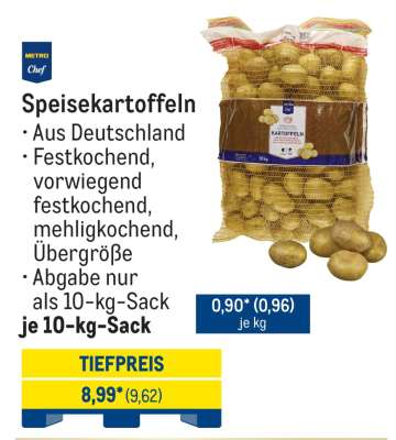 Speisekartoffeln