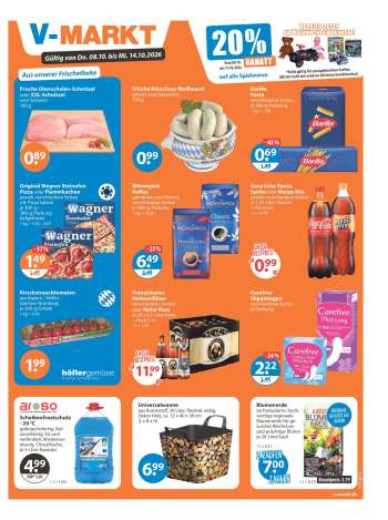 Prospekte V-Markt - 8.10.2026 - 14.10.2026.
