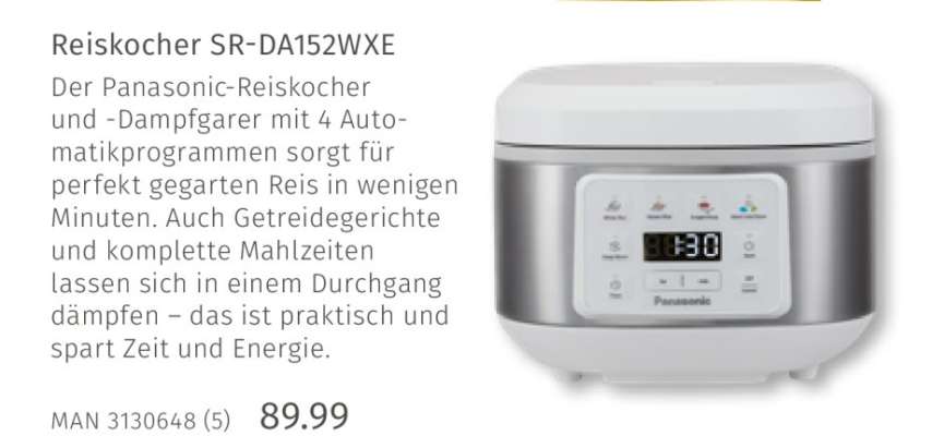 Reiskocher SR-DA152WXE
