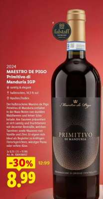 2024 MAESTRO DE PIGO Primitivo di Manduria IGP