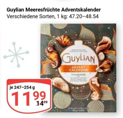 Guylian Meeresfrüchte Adventskalender