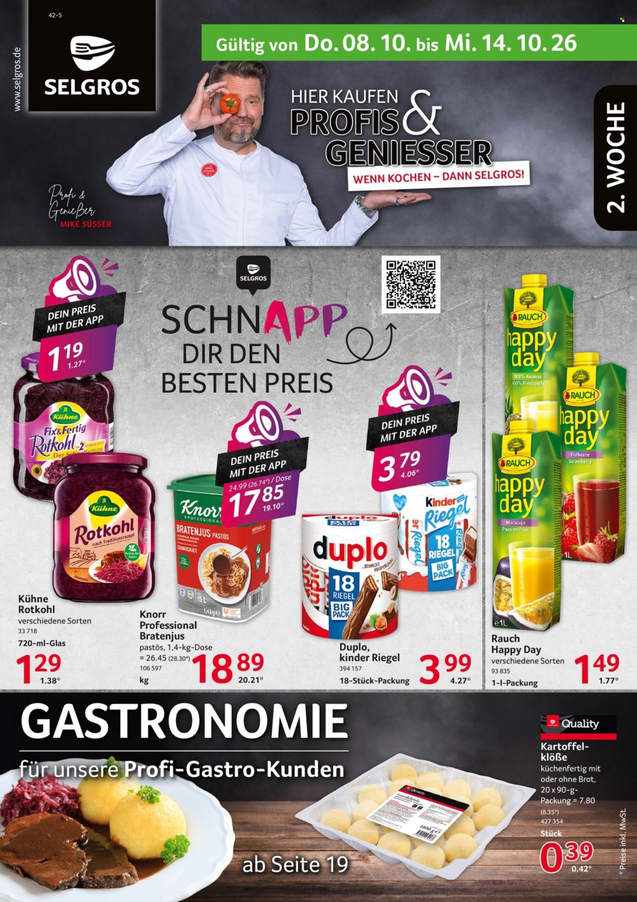 Selgros Prospekte  - 8.10.2026 - 14.10.2026. Seite 1