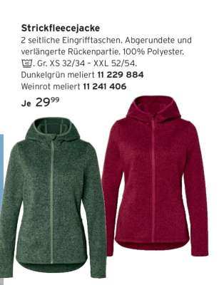 Strickfleecejacke